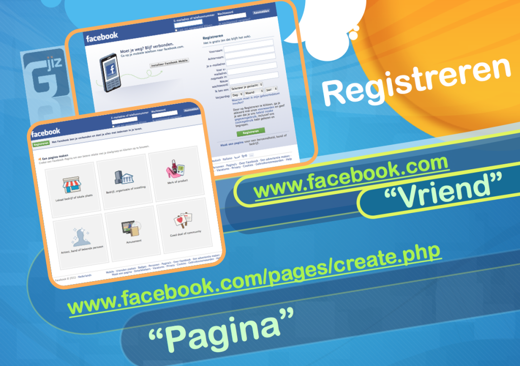 Registreren op Facebook als