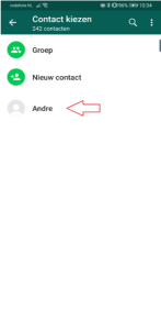 Videobellen via WhatsApp met relatie